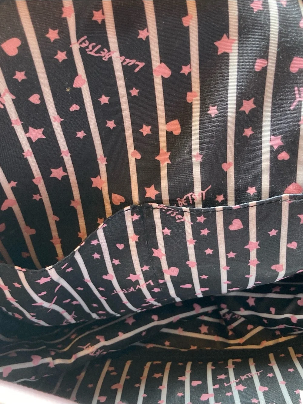 Luv Betsey Johnson Lexy Kitsch Mini Cat Backpack Pink Pastel Dots Print Coquette
